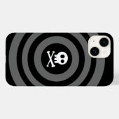 Coques Case-Mate iPhone ~ Crâne + os croisés ~ (Verso (horizontal))