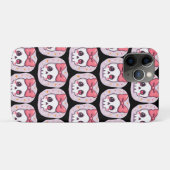 Coques Case-Mate iPhone Crâne Pastel Goth avec un Nœud (Dos (Horizontal))