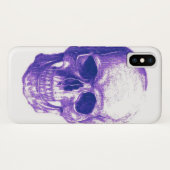 Coques Case-Mate iPhone Crâne pourpre (Dos (Horizontal))