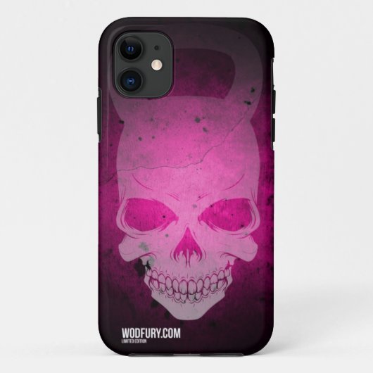 Coques Case-Mate iPhone Crâne rose Kettlebell - édition limitée (Dos)