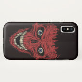 Coques Case-Mate iPhone Crâne rouge (Dos (Horizontal))