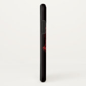 Coques Case-Mate iPhone Crâne rouge (Dos/Droite)