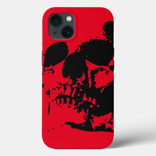 Coques Case-Mate iPhone Crâne rouge (Verso)