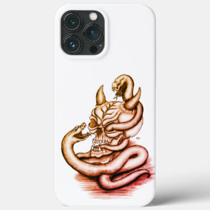 Case-Mate iPhone Case Crâne - Tête diabolique avec serpent