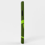 Coques Case-Mate iPhone Crâne vert biodangereux (Dos/Droite)