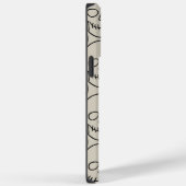 Coques Case-Mate iPhone Crânes - Bone White et Bat Black (Verso / Droite)