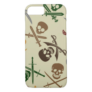 Coque Case-Mate Pour iPhone Crânes de pirate avec les épées croisées