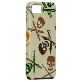 Coques Case-Mate iPhone Crânes de pirate avec les épées croisées (Dos/Droit)