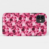 Coques Case-Mate iPhone Crânes de roses indien (Dos (Horizontal))