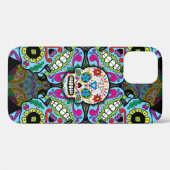 Coques Case-Mate iPhone Crânes de Sucre Motif (Verso (horizontal))
