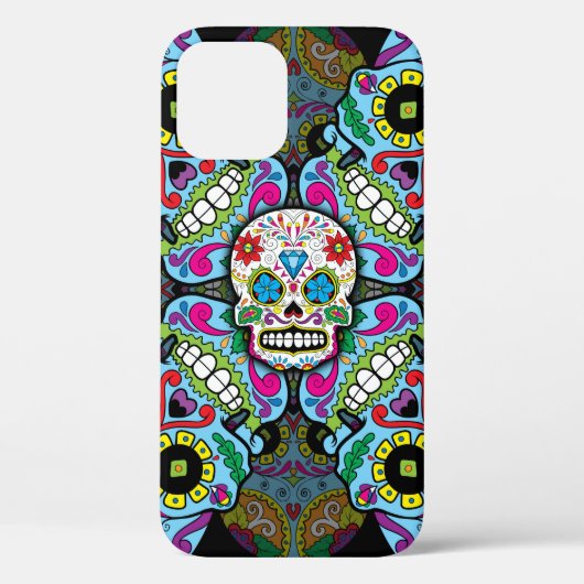 Coques Case-Mate iPhone Crânes de Sucre Motif (Verso)