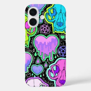 Coques iPhone 16 Crânes et cœurs