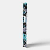 Coques Case-Mate iPhone Crânes, et coeurs sur l'arrière - plan noir 2 (Verso / Droite)