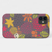 Coques Case-Mate iPhone Crânes et fleurs (Dos (Horizontal))