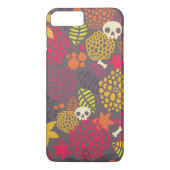 Coques Case-Mate iPhone Crânes et fleurs (Dos)