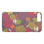 Coques Case-Mate iPhone Crânes et fleurs (Dos (Horizontal))