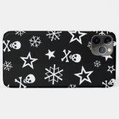 Coques Case-Mate iPhone Crânes et flocons de neige (Dos (Horizontal))