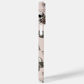 Coques Case-Mate iPhone Crânes et Roses roses (Verso / Droite)