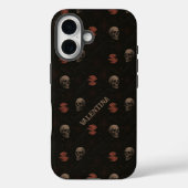 Coques Case-Mate iPhone Crânes gothiques & Ravens Halloween foncé (Verso)