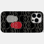 Coques Case-Mate iPhone Crânes - Noir de chauve-souris et Blanc d'os (Verso (horizontal))