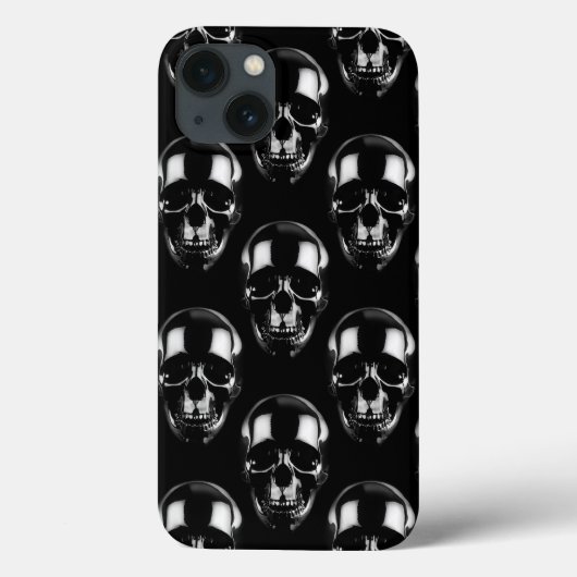 Coques Case-Mate iPhone Crânes noirs tombés (Verso)