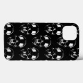 Coques Case-Mate iPhone Crânes noirs tombés (Verso (horizontal))