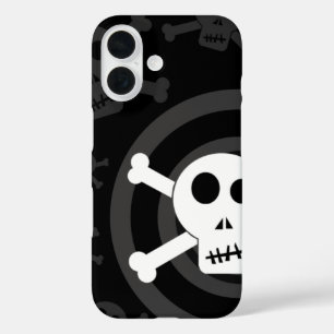 Coques iPhone 16 =[ Crânes & Os croisés ]= 