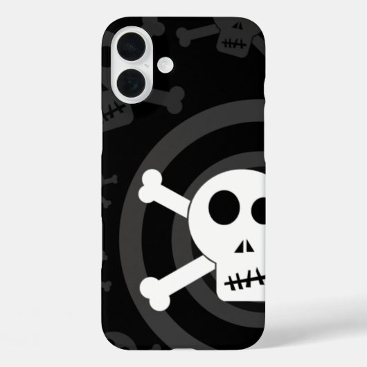 Coques Case-Mate iPhone =[ Crânes & Os croisés ]=  (Verso)