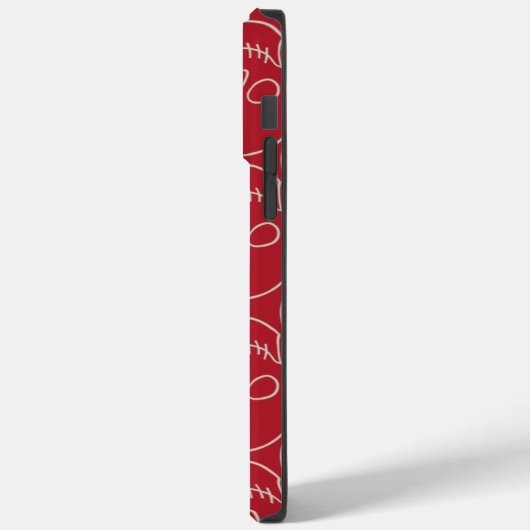 Coques Case-Mate iPhone Crânes - rouge sang et blanc os (Verso / Gauche)