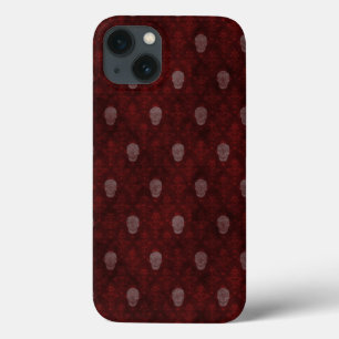Case-Mate iPhone Case Crânes victoriens tombés Rouge
