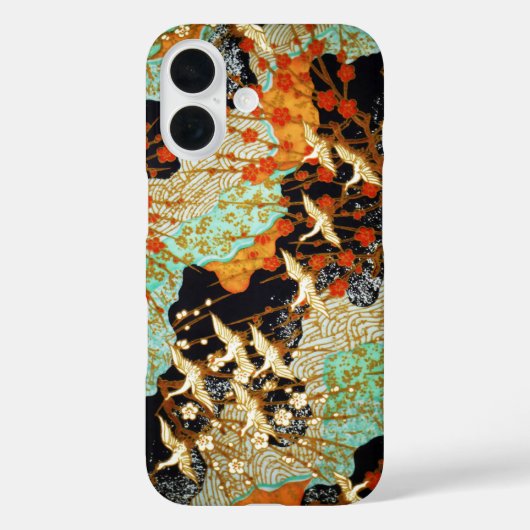 Coques Case-Mate iPhone CRANES VOLONTAIRES AVEC FLEURS PRINTEMPS Floral ja (Verso)