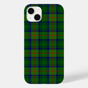 Coque Pour iPhone 14 Plus Cranstoun tartan vert bleu plaid