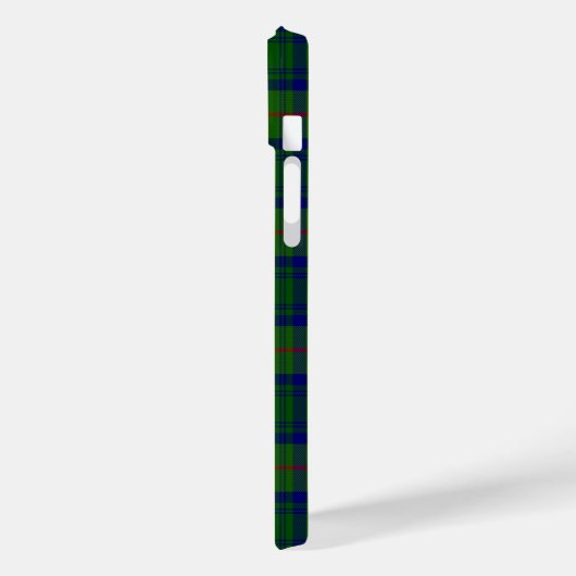 Coques Case-Mate iPhone Cranstoun tartan vert bleu plaid (Verso / Gauche)