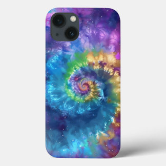 Case-Mate iPhone Case Cravate cosmique-Dye Swirl - Galaxie psychédélique
