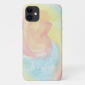 Coques Case-Mate iPhone Cravate-Dye Retro Pastel Peinture d'Aquarelle dans (Dos)