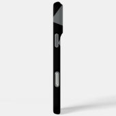 Coques Case-Mate iPhone Cravate noire Tuxedo personnalisée (Verso / Droite)