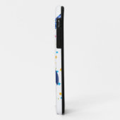 Coques Case-Mate iPhone Cravate papa couleur bleue (Dos/Gauche)