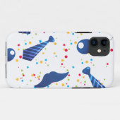 Coques Case-Mate iPhone Cravate papa couleur bleue (Dos (Horizontal))
