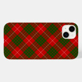 Coques Case-Mate iPhone Crawford tartan rouge vert plaid (Verso (horizontal))