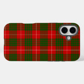 Coques Case-Mate iPhone Crawford tartan rouge vert plaid (Verso (horizontal))