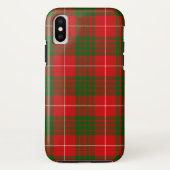 Coques Case-Mate iPhone Crawford tartan rouge vert plaid (Dos)
