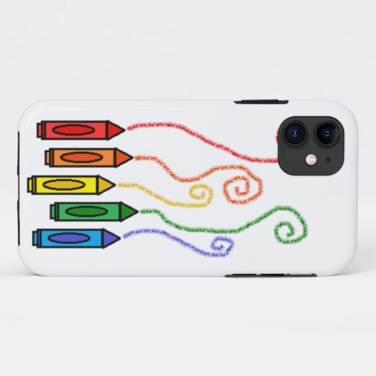 Coques Case-Mate iPhone Crayon (Dos (Horizontal))