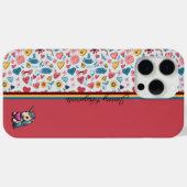 Coques Case-Mate iPhone Crayon Pastel Coeur & Fleurs (Verso (horizontal))
