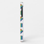 Coques Case-Mate iPhone Crayons de couleur arc-en-ciel (Dos/Gauche)