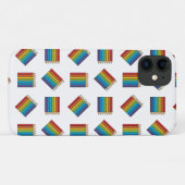 Coques Case-Mate iPhone Crayons de couleur arc-en-ciel (Dos (Horizontal))