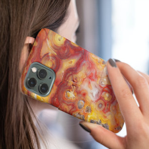 Coques iPhone 16 Crazy Lace Agate Motif