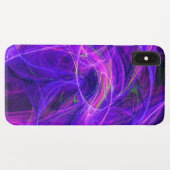 Coques Case-Mate iPhone CRAZY PHOTON bleu violet (Dos (Horizontal))