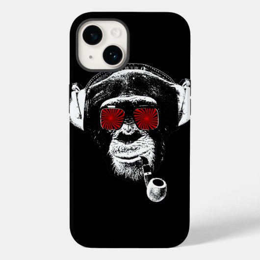Coques Case-Mate iPhone Crazy singe (Verso)