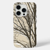 Coques Case-Mate iPhone Cream Beige Brown White Tree Branches (Verso)