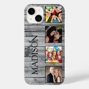 Coque Pour iPhone 14 Create Your Custom Photo Collage Rustic Farmhouse